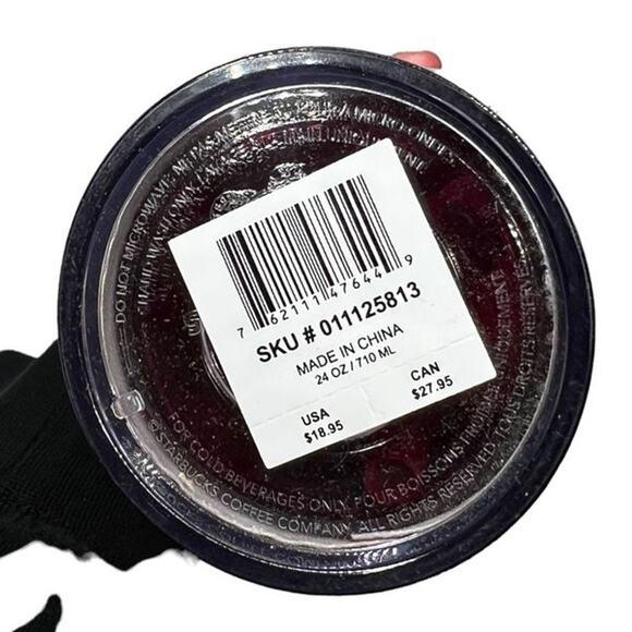 Starbucks Fall 2021 Release Floral Foil Venti Tumbler 20oz new - Picture 6 of 6